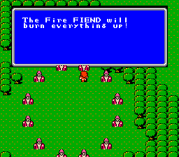 Final Fantasy 1 NES FIEND