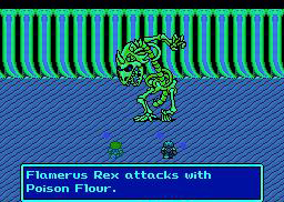 Rex attacks with poison flour