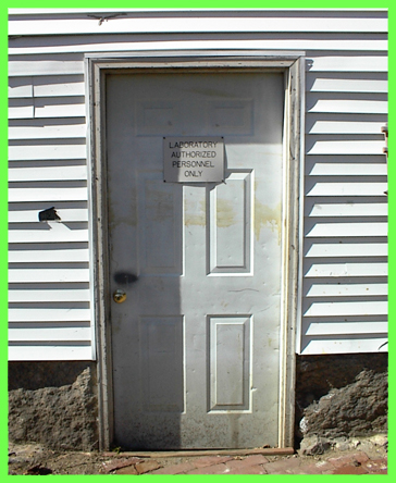 The door to the basement of my childhood home in Uxbirdge, MA